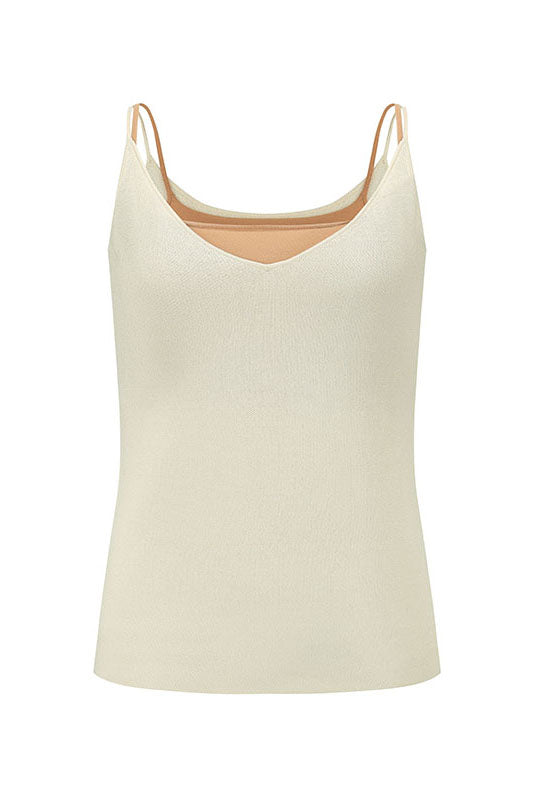 SWAYING 25 Early Autumn Two-piece Contrast Color Camisole SW-SW25PF1T02C1-QH Light Yellow